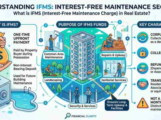 What is IFMS (Interest-Free Maintenance Charge) in Real Estate?