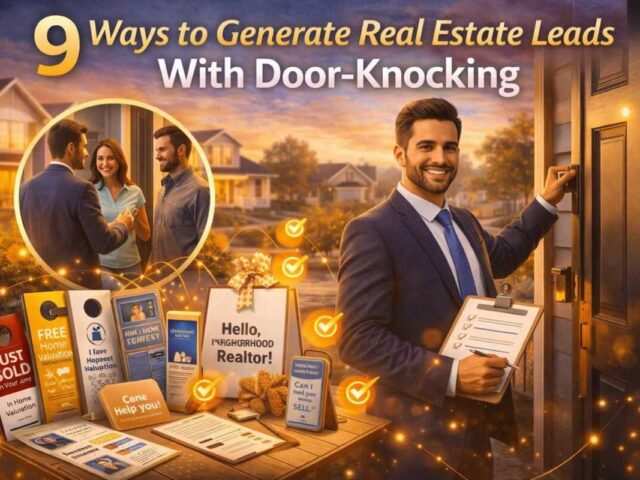 9 Ways to Generate Real Estate Leads With a Door-Knocking Strategy