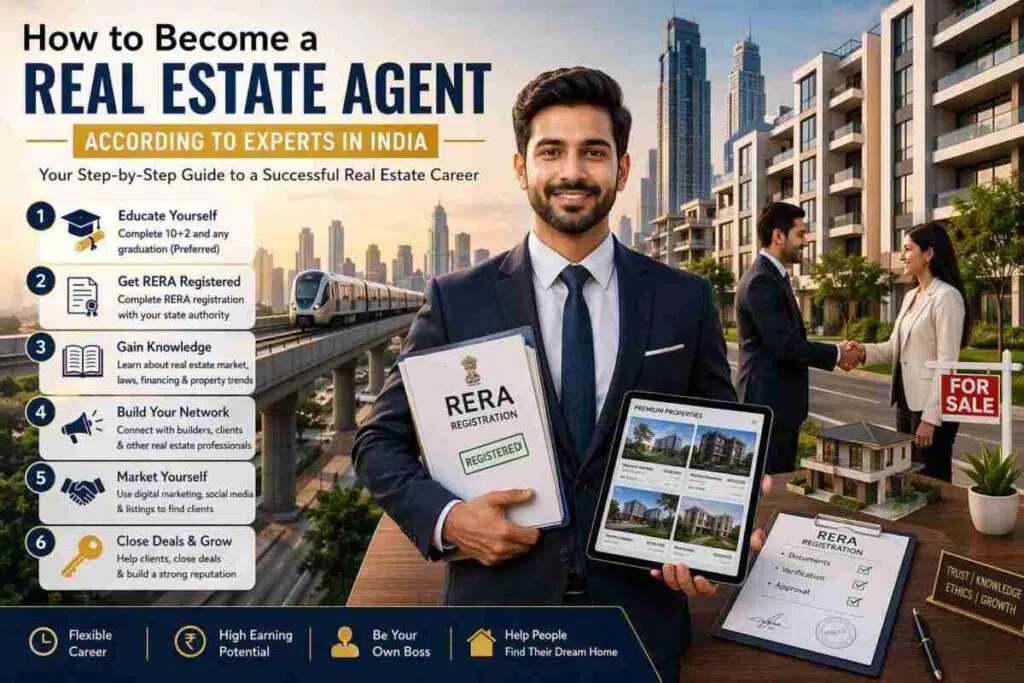 How to Become a Real Estate Agent, According to Experts in India 1 real estate agent