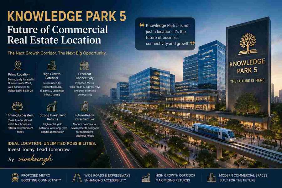 Knowledge Park 5 Guide: Location, Amenities And Access - Byviveksingh