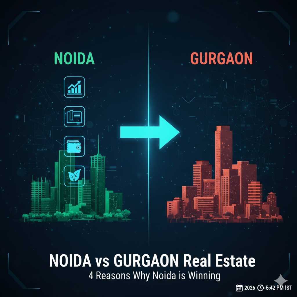 Noida vs Gurgaon Real Estate