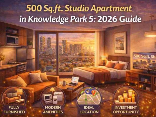 500 Sq.ft. Studio Apartment in Knowledge Park 5: 2026 Guide
