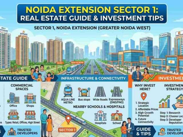 Noida Extension Sector 1: Real Estate Guide & Investment Tips