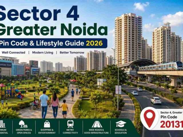 Sector 4 Greater Noida Pin Code & Lifestyle Guide (2026)