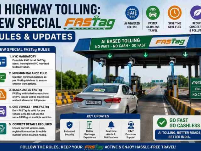 AI Highway Tolling: New Special FASTag Rules & Updates