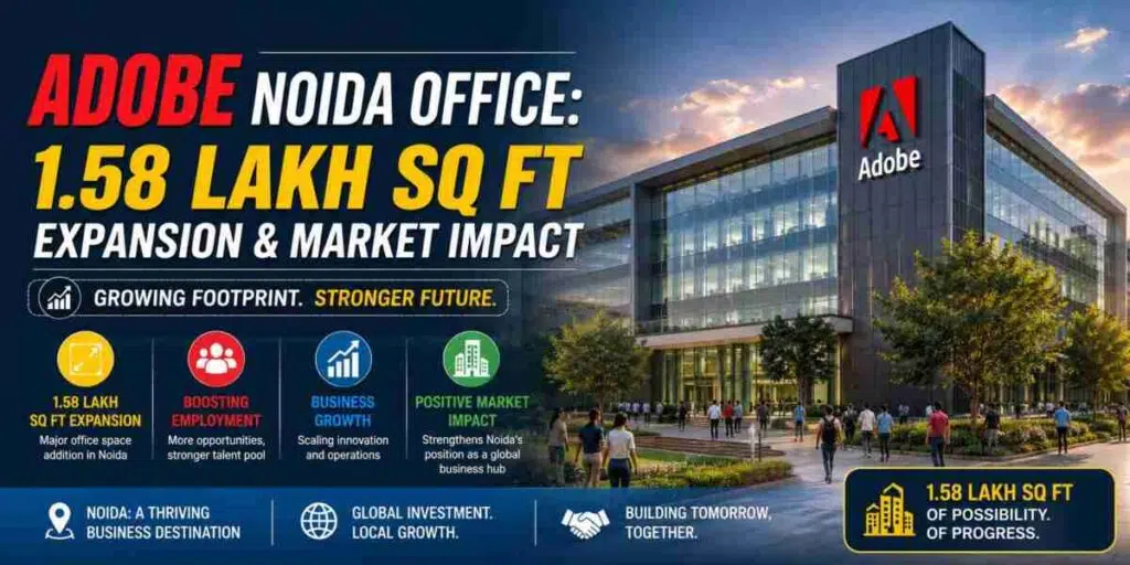 Adobe Noida Office: 1.58 Lakh Sq Ft Expansion & Market Impact 1 Adobe Noida Office
