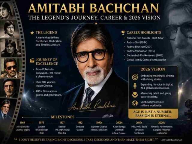 Amitabh Bachchan: The Legend’s Journey, Career & 2026 Vision