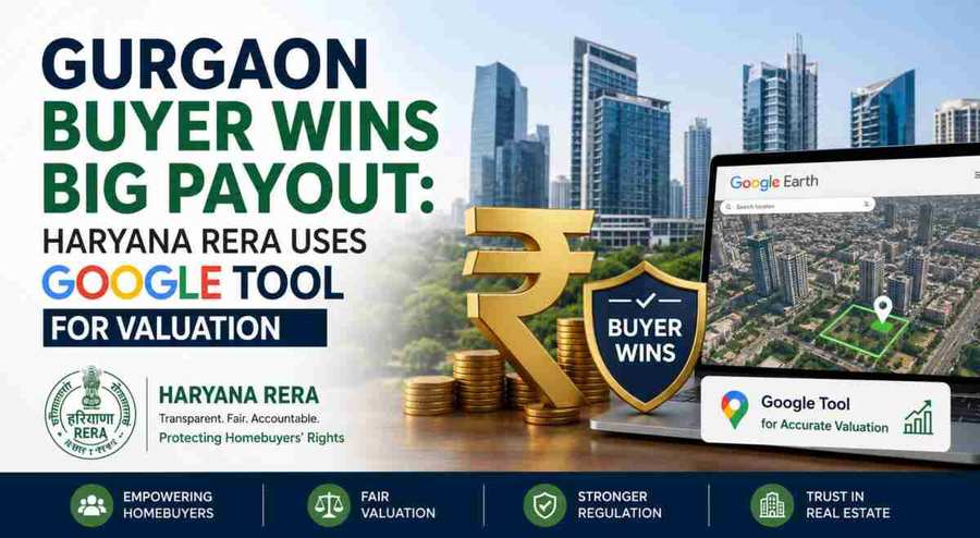 Gurgaon Buyer Wins Big Payout: Haryana RERA Uses Google Tool for Valuation