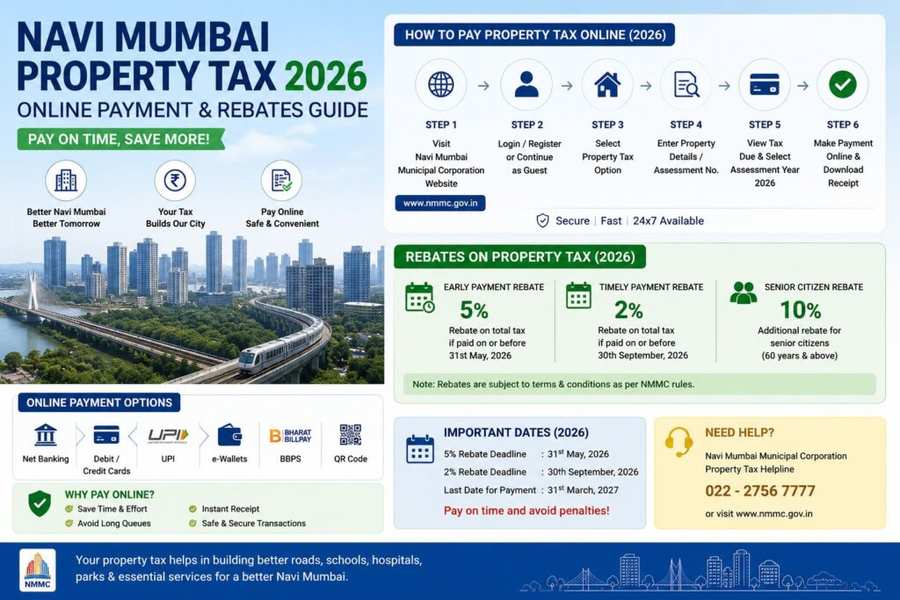Navi Mumbai Property Tax 2026