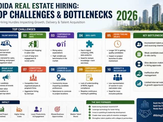 Noida Real Estate Hiring: Top Challenges & Bottlenecks 2026