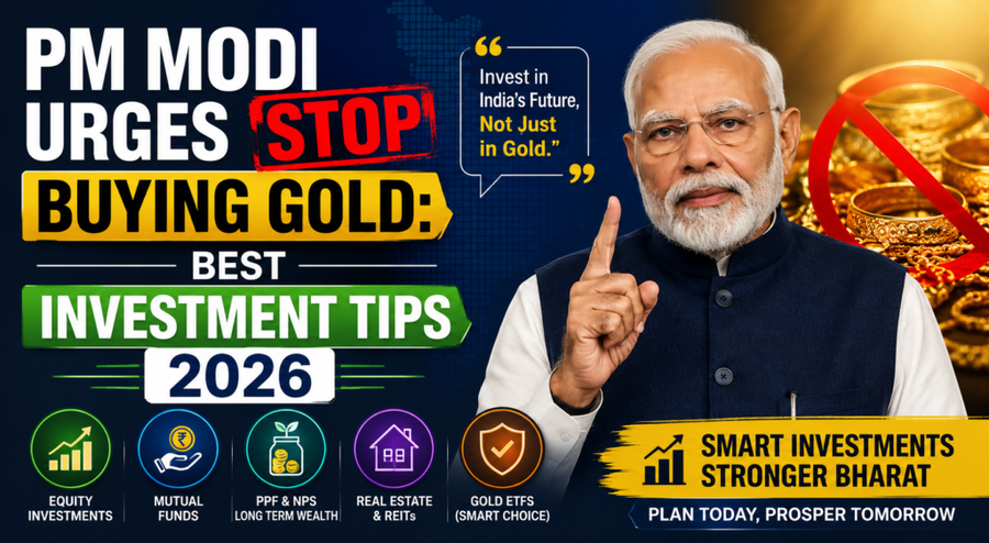 PM Modi Urges Stop Buying Gold