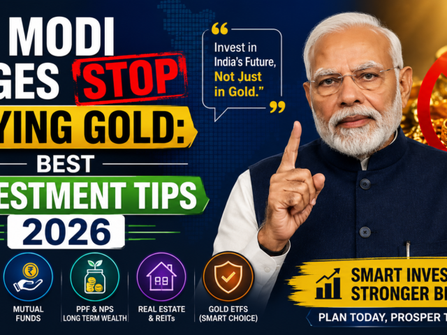 PM Modi Urges Stop Buying Gold: Best Investment Tips 2026