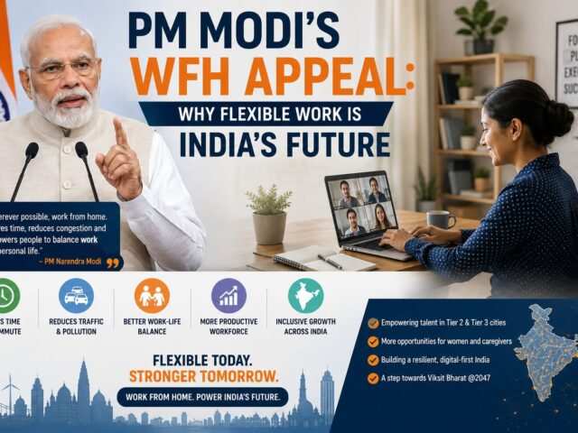 PM Modi Work From Home Appeal: Flexible Work is India’s Future
