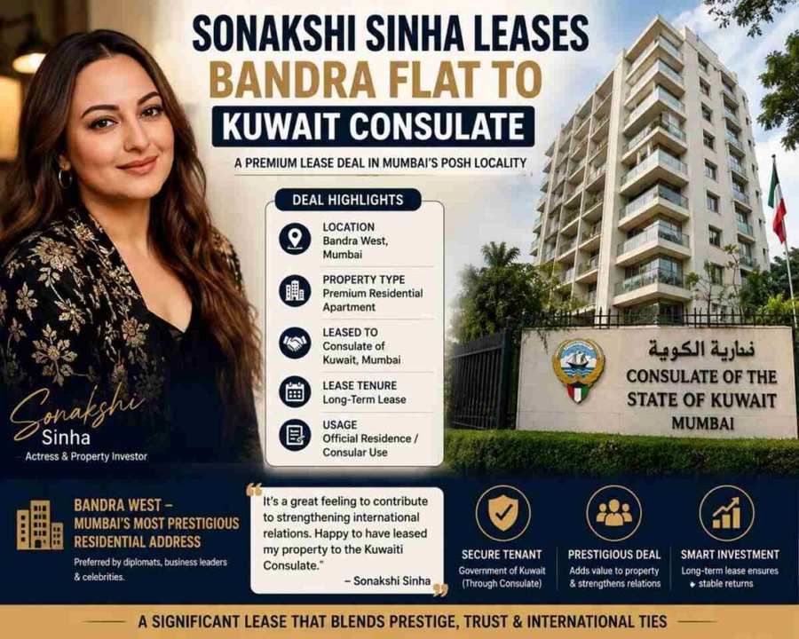 Sonakshi Sinha Leases Bandra Flat