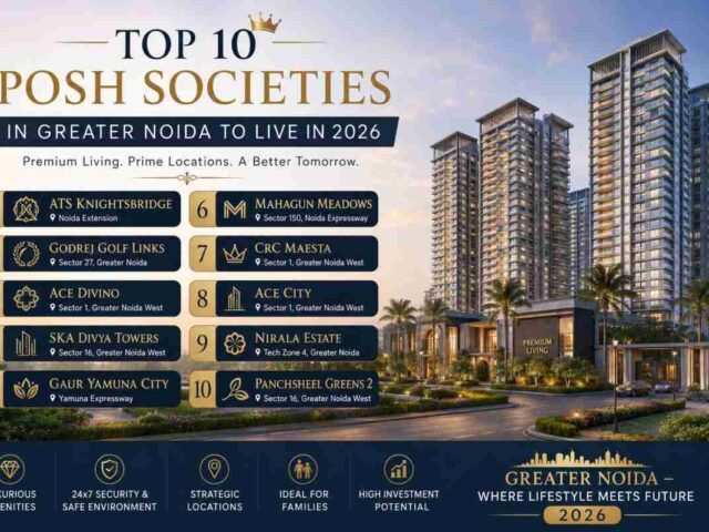 Top 10 Posh Societies in Greater Noida to Live in 2026