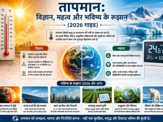तापमान: विज्ञान, महत्व और भविष्य के रुझान (2026 गाइड)