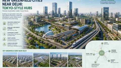 8 New Greenfield Cities Near Delhi