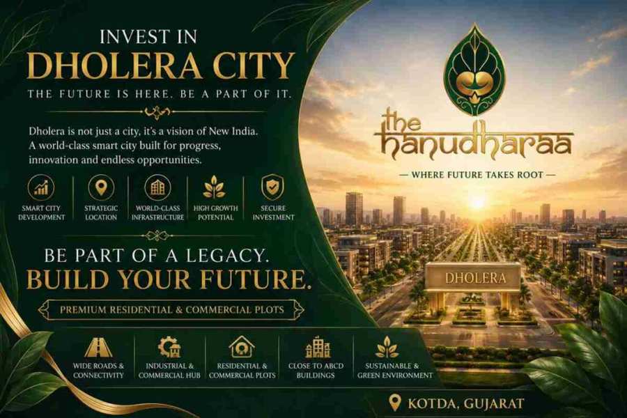 The Hanudharaa Residential Plots : Invest in Dholera City 1 The hanudharaa Dholera City Project