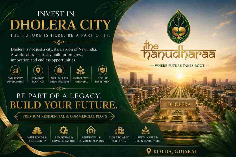The Hanudharaa Residential Plots : Invest in Dholera City