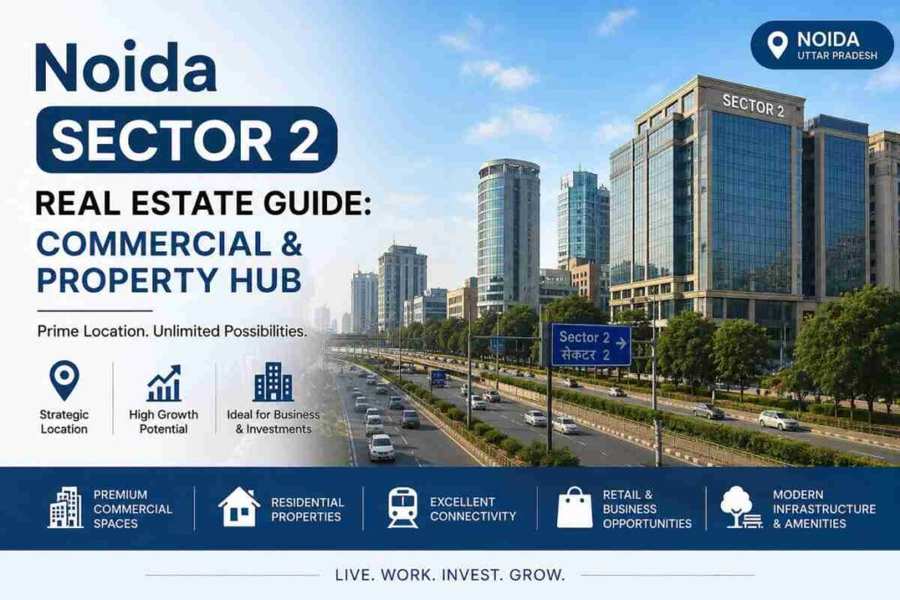 Noida Sector 2 Real Estate Guide: Commercial & Property Hub 1 Noida Sector 2