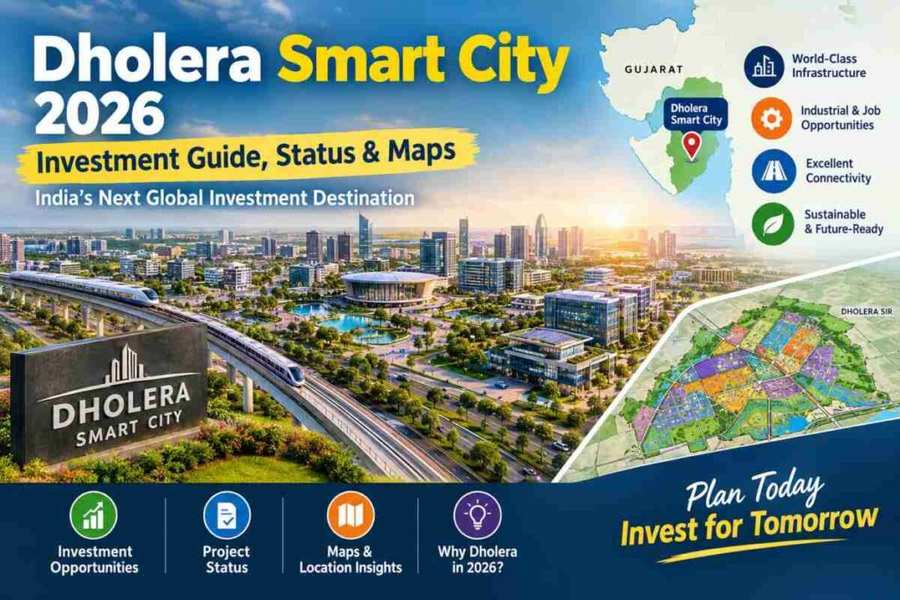 Dholera Smart City 2026: Investment Guide, Status & Maps 1 Dholera Smart City
