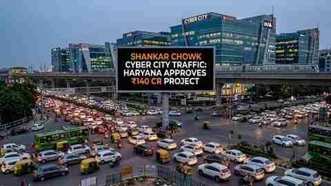 Shankar Chowk Cyber City Traffic Flyover Underpass